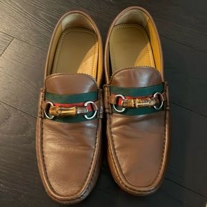 Gucci driver loafer with bamboo horsebit